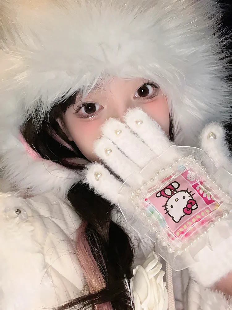 thiened-plu-luvas-de-cinco-dedos-para-mulheres-kt-diamante-decorado-ciclismo-inverno-quente-luvas-de-protecao-para-as-maos