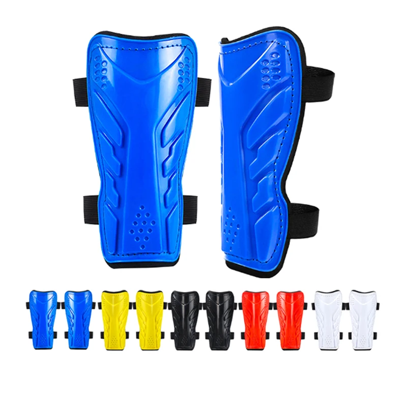 1Pair Football Strap Protection Gear Kid Soccer Shin Guard Board Children Adult Sport Training Impact Resistant Knee Leg Support