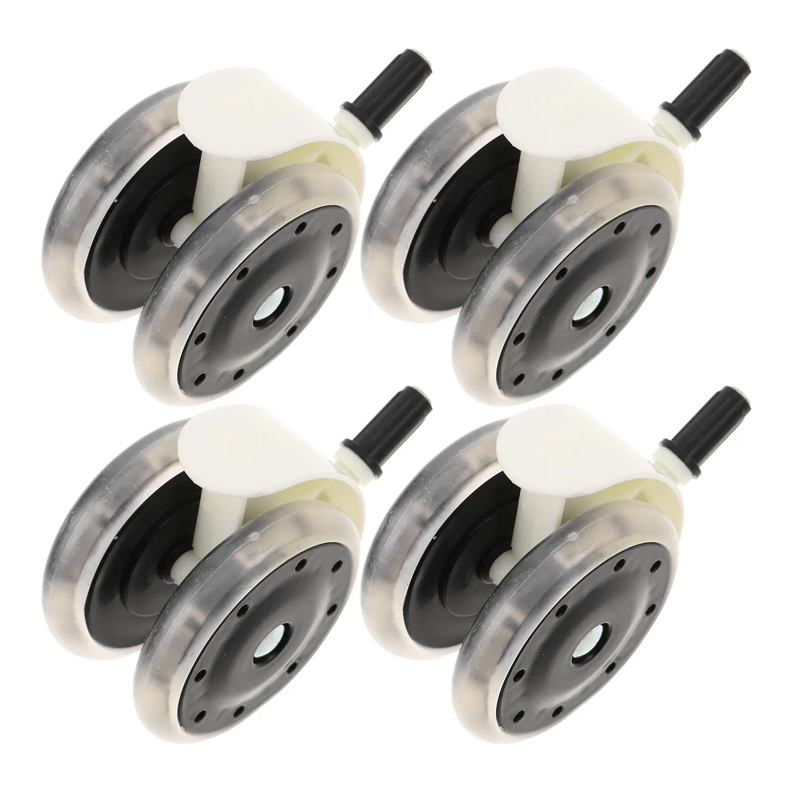 4pcs Baby Stroller Wheels Replacement Universal Swivel Caster For Toddler Walker Durable Pp Quiet Operation Easy Install