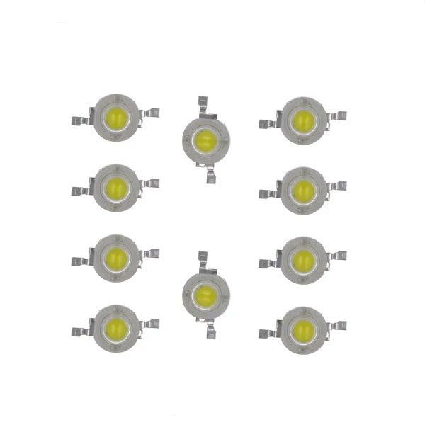 High Power LED Beads Pure White Warm White 300mA 3.2V to 3.4V 100-120LM 30mil 1W