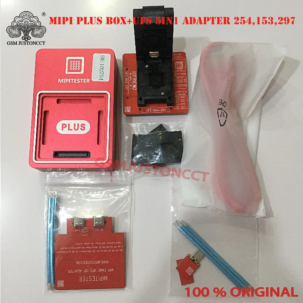 

MIPITESTER / MiPi Box Max /MIPI PLUS + NB UFS 5 IN 1 (254 /153 /297) Read / Write UFS memory chips