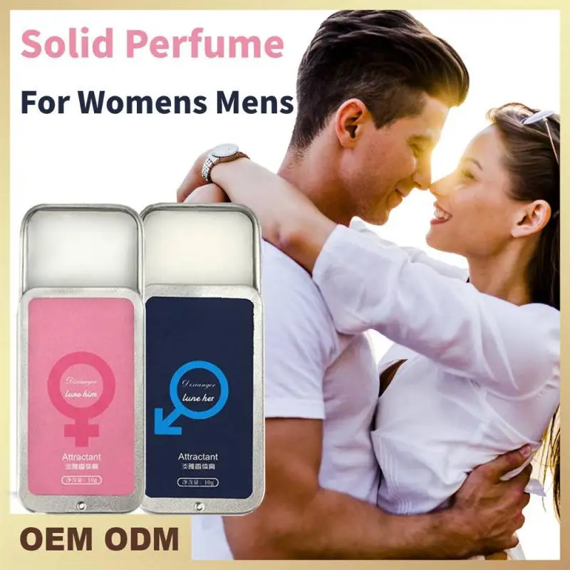 Solid Balm Pheromone Solid Perfume For Men Women Lady Female Parfum LongLasting Fresh Flower Fragrance Deodorant Antiperspirants