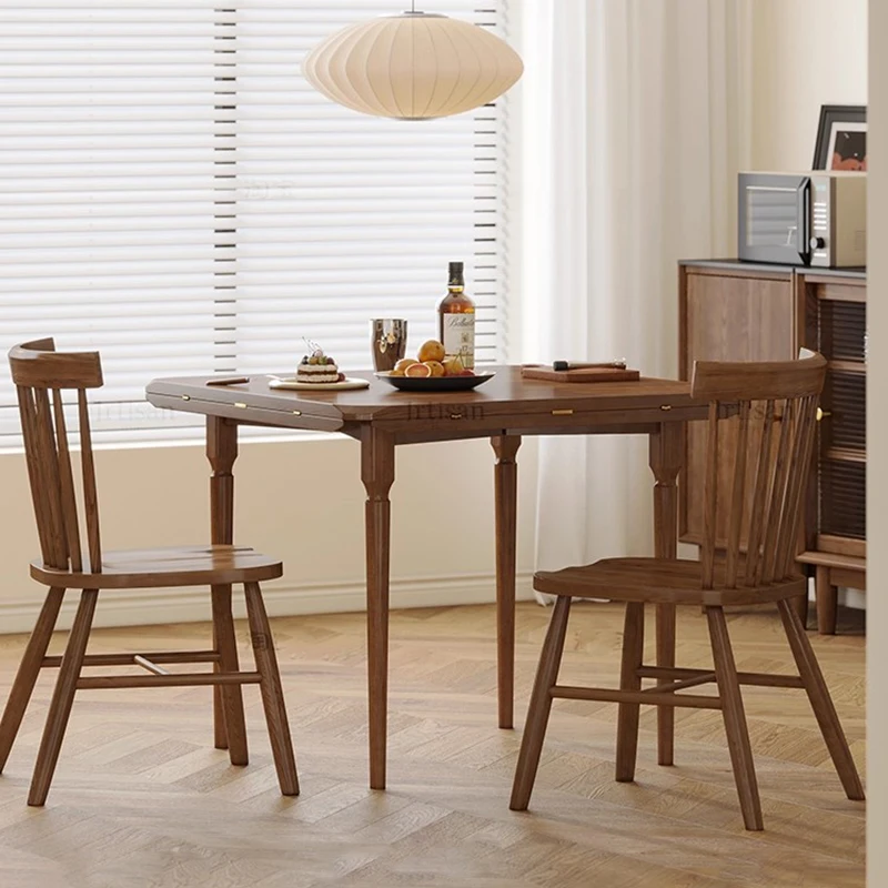 

Mid Century Wood Dining Table Center Balcony Nordic Modern Designer Dining Table Coffee Restaurant Muebles Garden Furniture