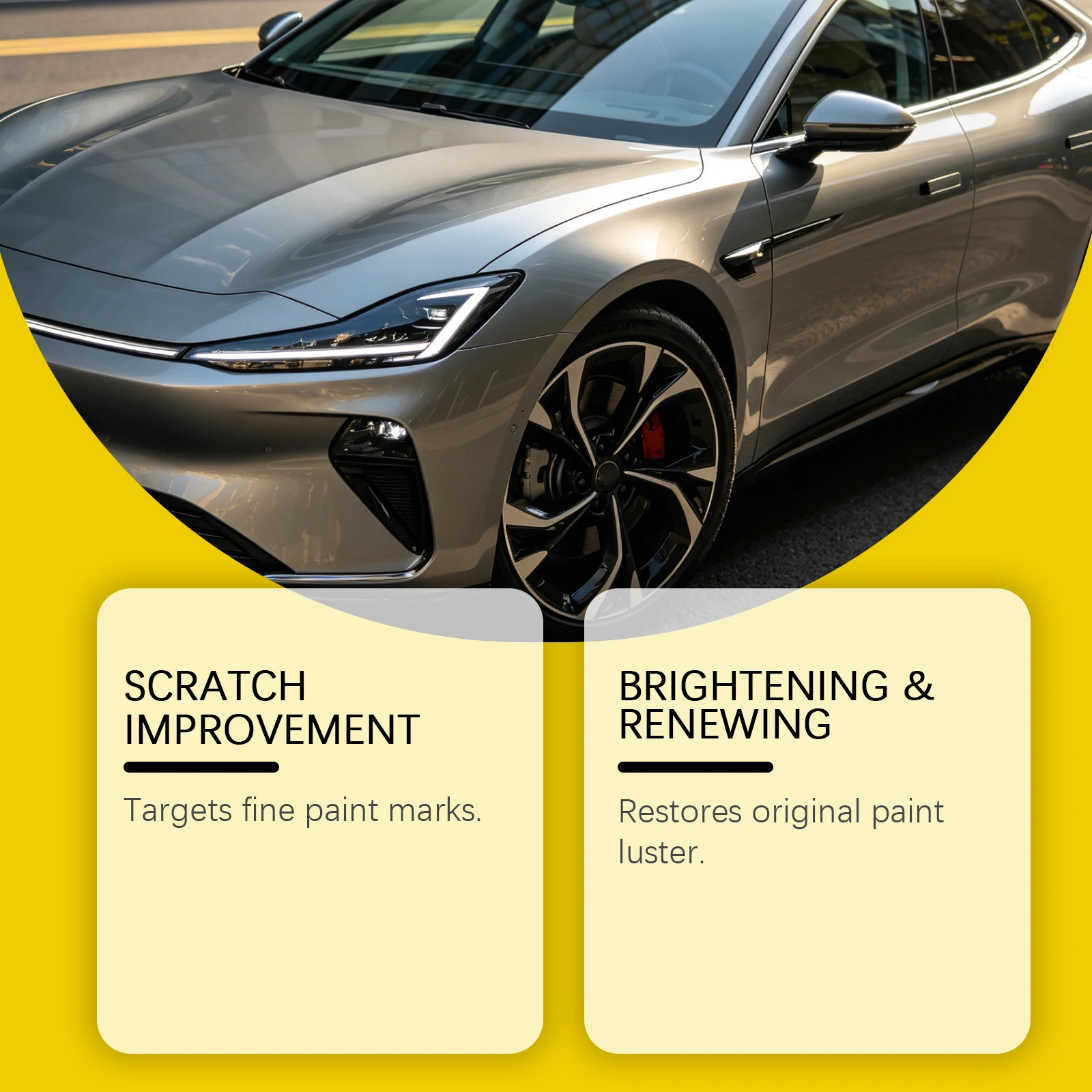 Auto-Kratzerpflege-Set: Effektive Politur für Glänzende Lackoberfläche, Entfernung von Wirbeln und Wasserflecken, Tägliche Pflege, Autopflege-Werkzeug – Detail 2