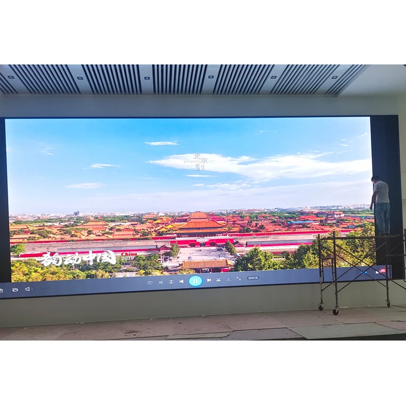 Transparent DisplayChip On BoardHigh Quality Advertising Video Wall Indoor Display Wall Hanging Indoor ScreenCustom Waterproof L