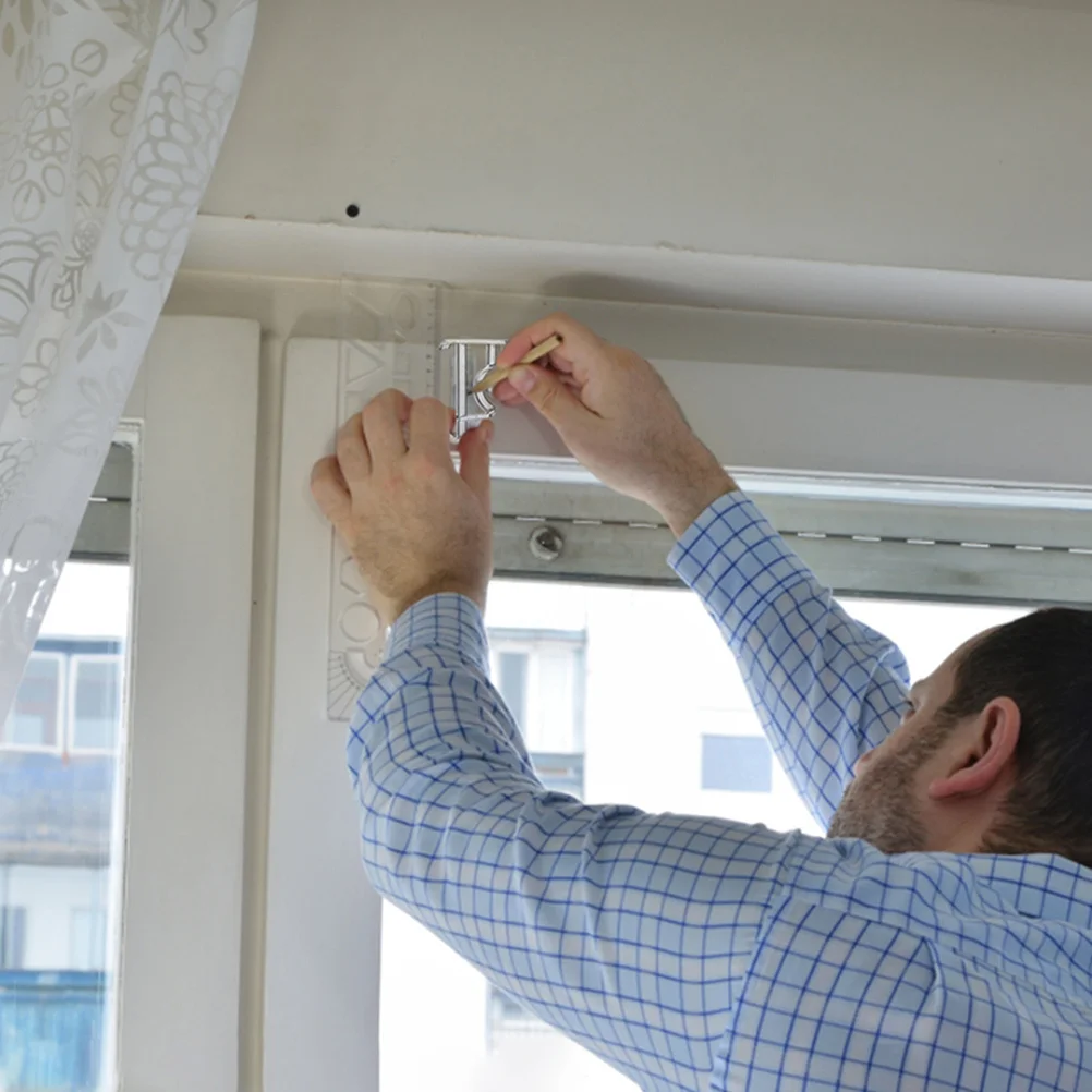 

20Pcs Blind Clips Transparent Wear-Resistant Valance Clamps Household Plastic Replaceable Valance Accessory Window Blind Supply