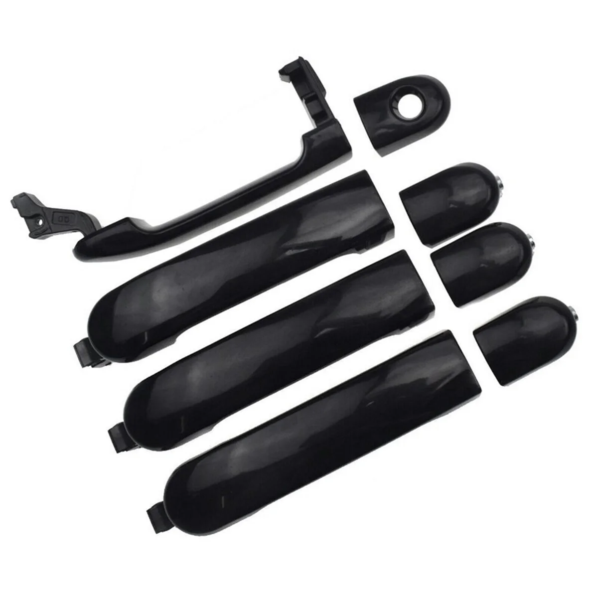 1Set Äußere Türgriff Für Nissan Versa 2007-2012 80644-EL12A,82646-EL12B 82640-EL12A 82641EL12A Außentür Pull