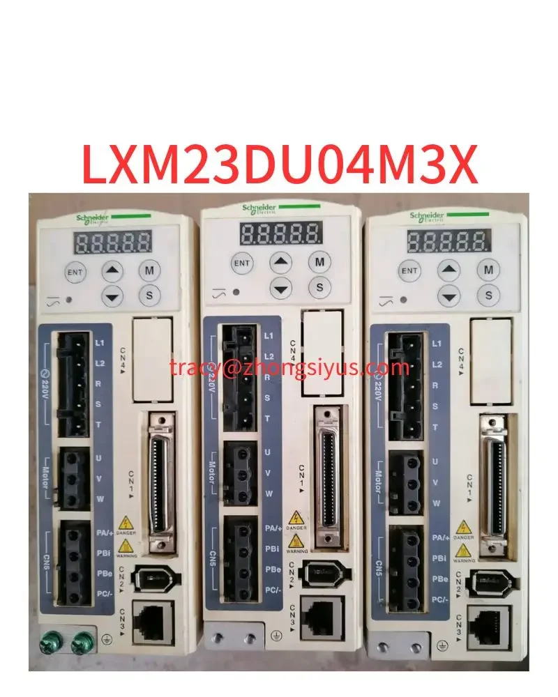 

Used servo drive, LXM23DU04M3X 400W 220V, function is normal