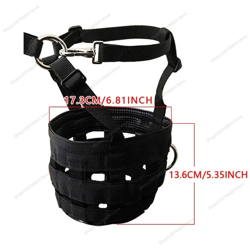 For Horse Mouth Cover Horse Harness, Anti-bite Horse Mouth Cover, Equestrian Supplies Webbing Mask