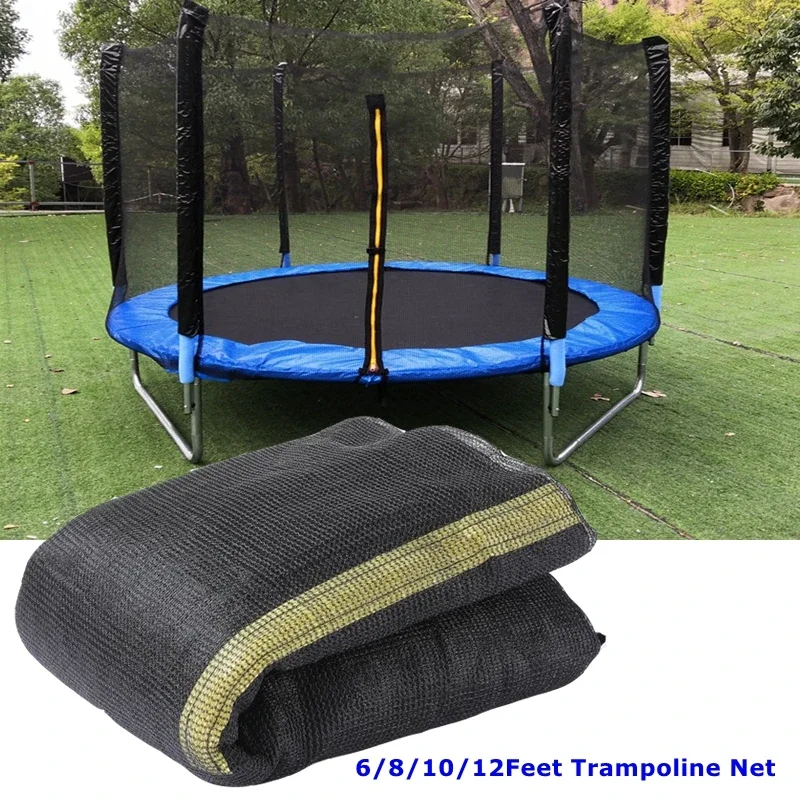 

6/8/10/12Feet Trampoline Net Replacement Fence Enclosure Anti-fall Safety Mesh Netting Suit Jumping Pad Fitiness Protect Net