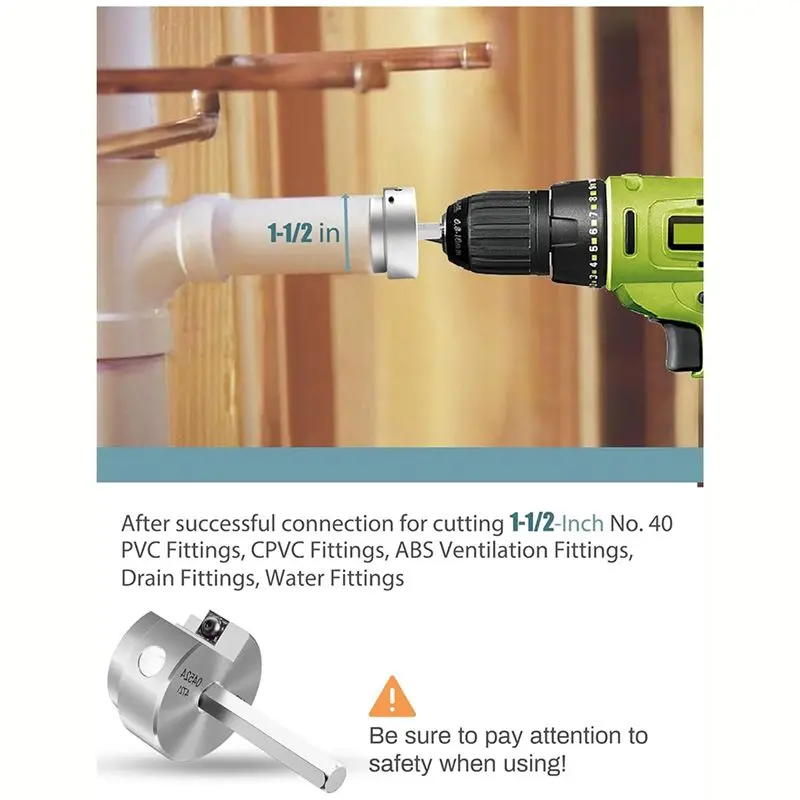 WON PVC Pipe Reamer 1.5 Inches