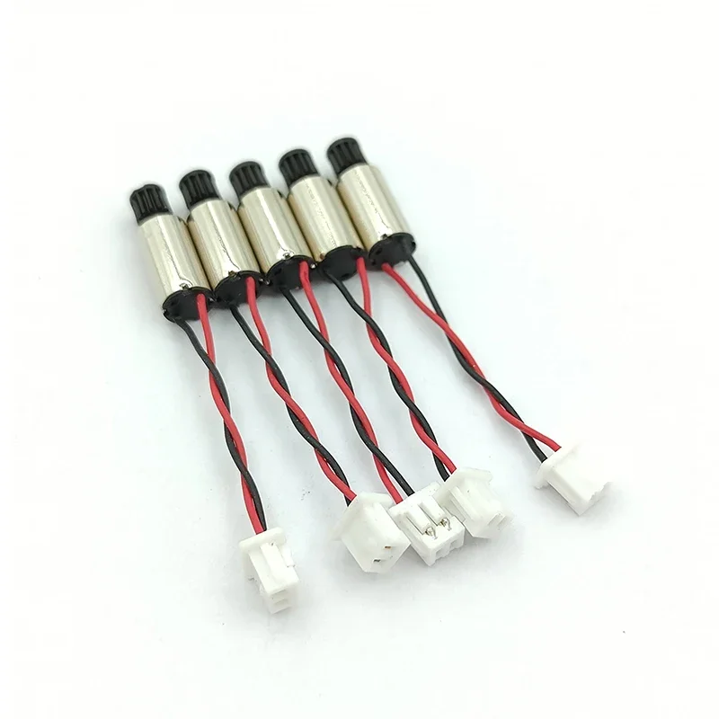 5 pz 0408 4mm * 8mm Mini motore Coreless DC 3.7V 35000RPM ad alta velocità Micro piccolo motore a tazza cava fai da te Hobby giocattolo modello