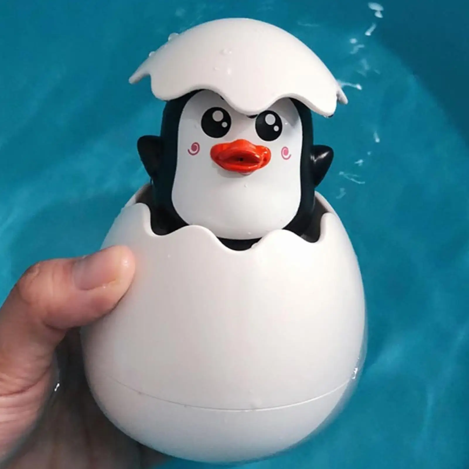 Schattige Pinguïn Babybadje Speelgoed Babybadje Sprinkler baby waternevel Speelgoed voor veilig speelzwembad Zomerstrand