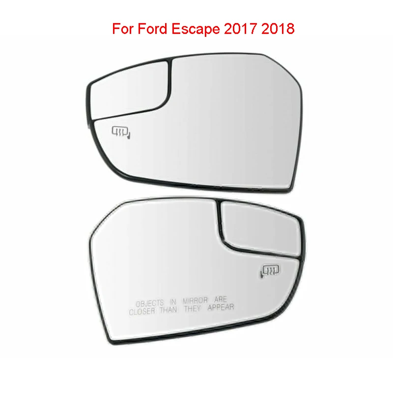 

Auto Left Right Heated Rear Mirror Glass for Ford Escape 2017 2018 USA Version GJ5Z17K707B GJ5Z17K707E