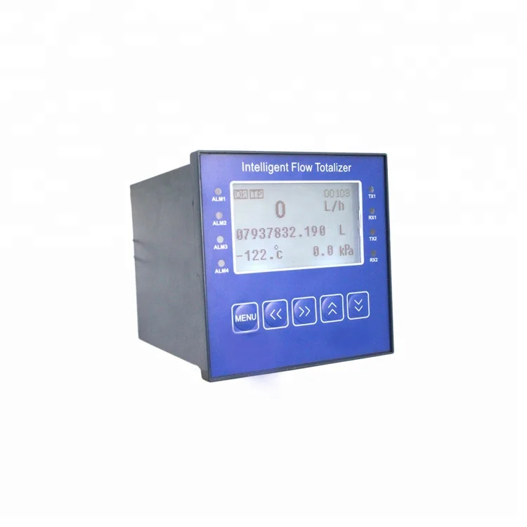 1-5v or 2-10v output liquid flow indicator meter counter flow totalizer