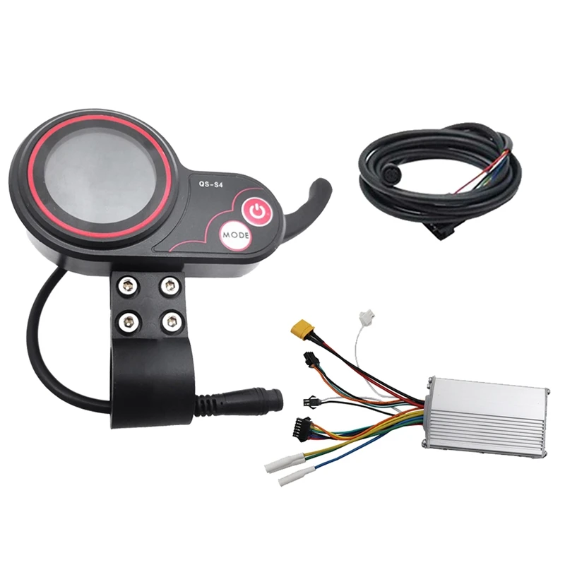 QS-S4 72V Thumb Throttle LCD Display+48V 800W Controller Kit Only for Zero 11X Electric Scooter 6PIN Meter