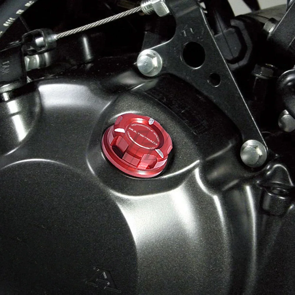 دراجة نارية زيت المحرك غطاء الترباس المسمار حشو غطاء الحال بالنسبة ل Ducati Multistrada 950 1200 1260 S/AIR