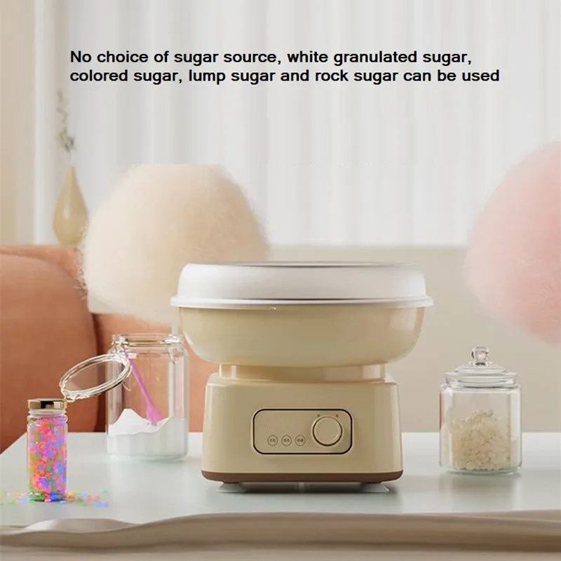 

220V Household Electric Cotton Candy Maker Machine Automatic DIY Sweet Colorful Cotton Candy Machine