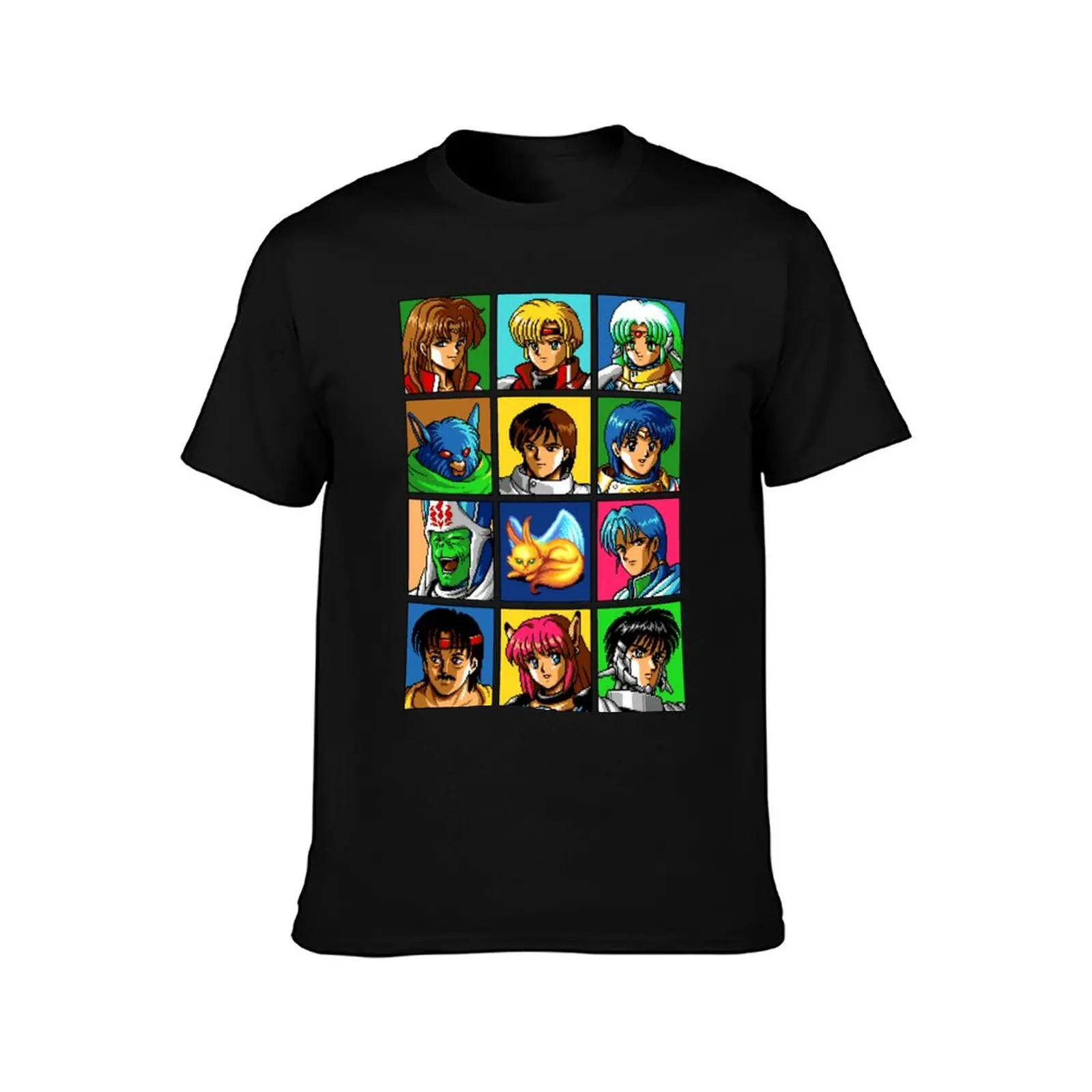 Good Simulation Passionate Video Game Music Fan Phantasy Star Iv Characters Cute Gifts T-Shirt Breathable Travel T-Shirt