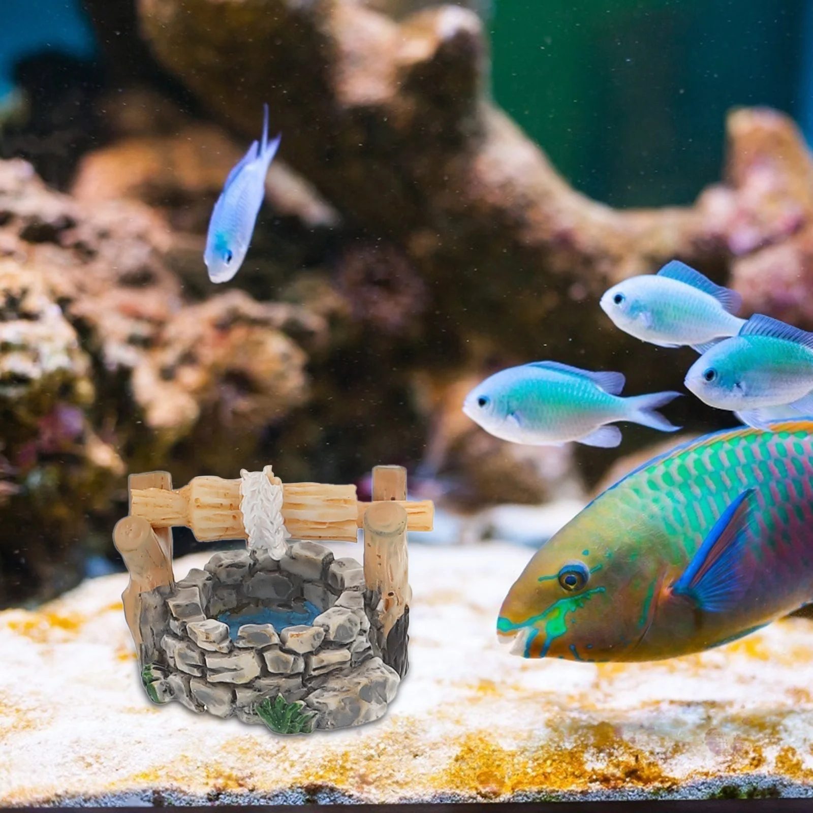 5 قطعة جسر الرجعية مصغرة المشهد ديكور مجموعة لحديقة العشب زخرفة الحرفية Diy بها بنفسك مصغرة المشهد هدية تزيين المنزل #2