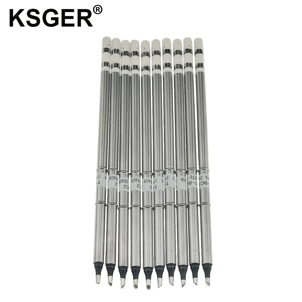 KSGER XA High-grade T12 Tips Solder Soldering Iron Tip For HAKKO FX951 952 Station 6s Melt Tin Welding Tools 8s Heating 72W