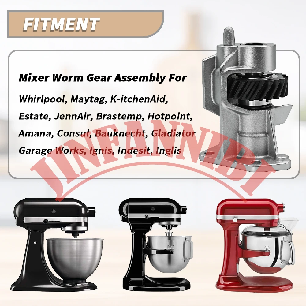 Worm Gear Assembly for KitchenAid 3K45SS 3KSM150PSTBW0 3KSM150PSTCB0 #WP240309-2 view 5