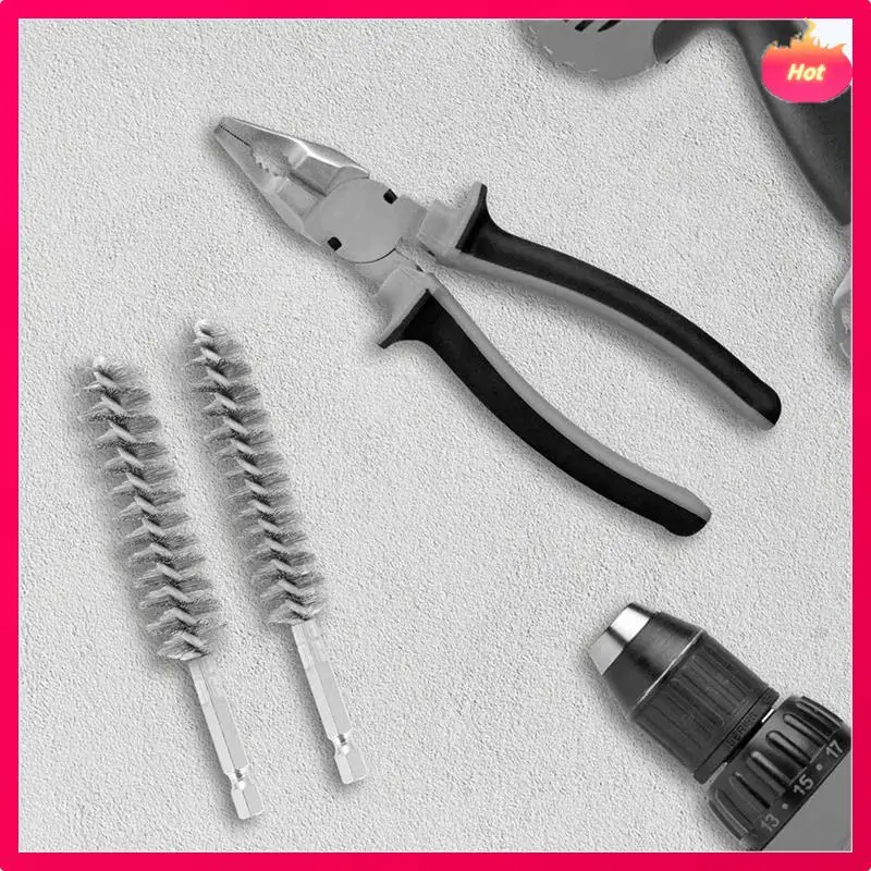 18 Pcs Wire Brushes For Drill,Stainless Steel Small Wire Brush In Different Sizes,For Cleaning,Cleaning Wire Brush Set