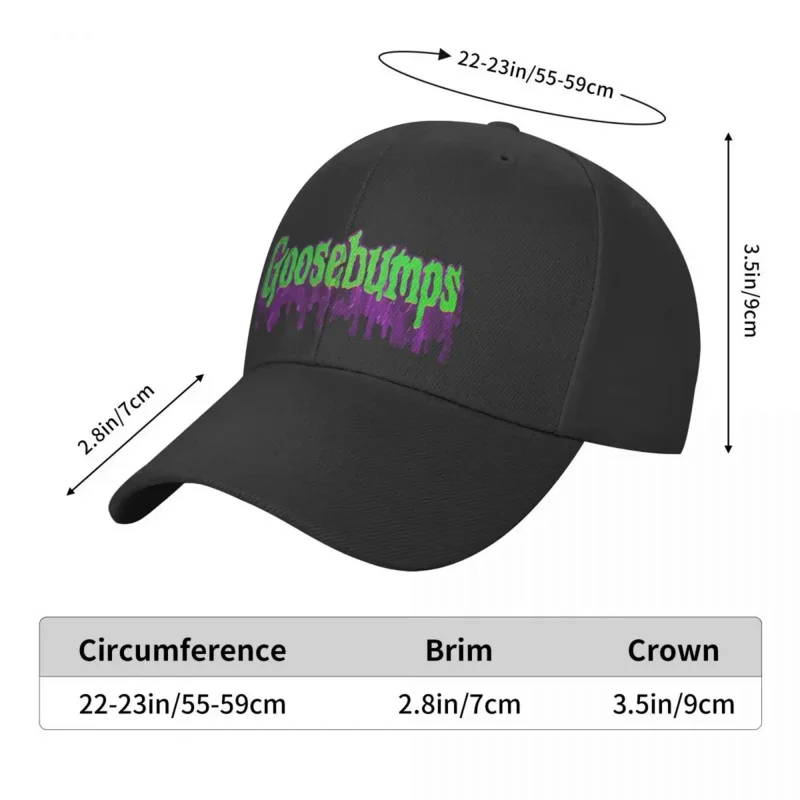 GOOSEBUMPS LOGO Baseball Cap Hood Golf Cap Horse Hat Women Men\'s