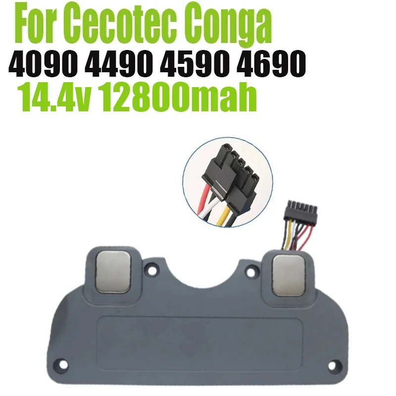 

14.8V 12800mAh 100% New CECOTEC CONGA 4090 4490 4690 4590 Mopping Robot Battery Pack Netease Intelligent Manufacturing NIT Model