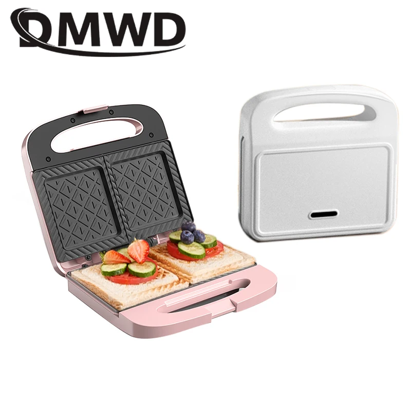 

Electric Sandwich Maker Breakfast Baking Machine Egg Omelette Cooker Grill Pan Double-side Bread Pressure Toaster Ligh Food Oven