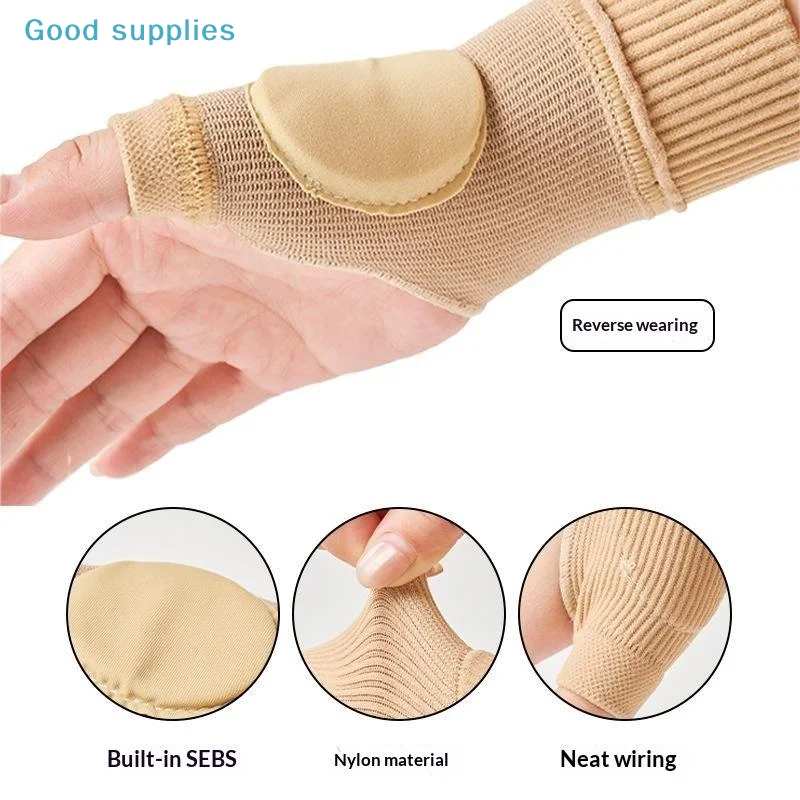 nimble1 Pair Wrist Thumb Compression Arthritis Gloves Breathable Support Brace for Carpal Tunnel Pain Relief Sports Daily Use
