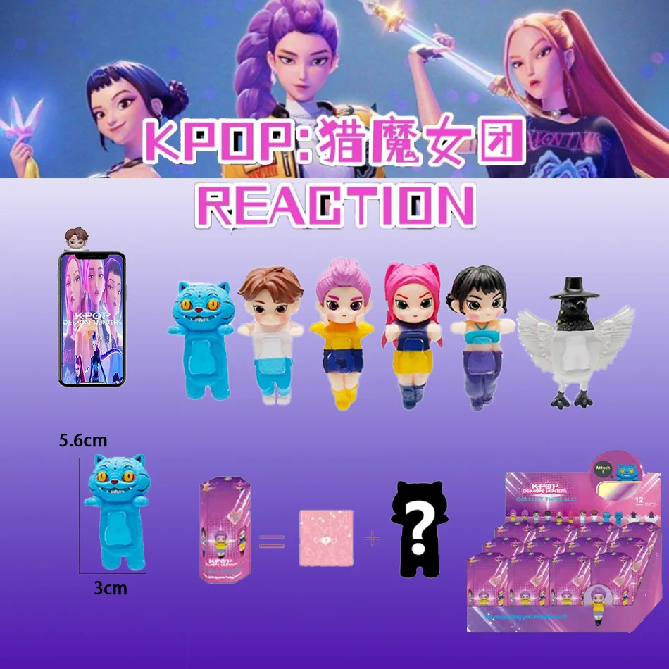 

@Anime Kpop Demon Hunt слепая коробка серии фигурка тигра игрушка украшение стола статуи орнамент Хэллоуин/Рождество подарок ребенку