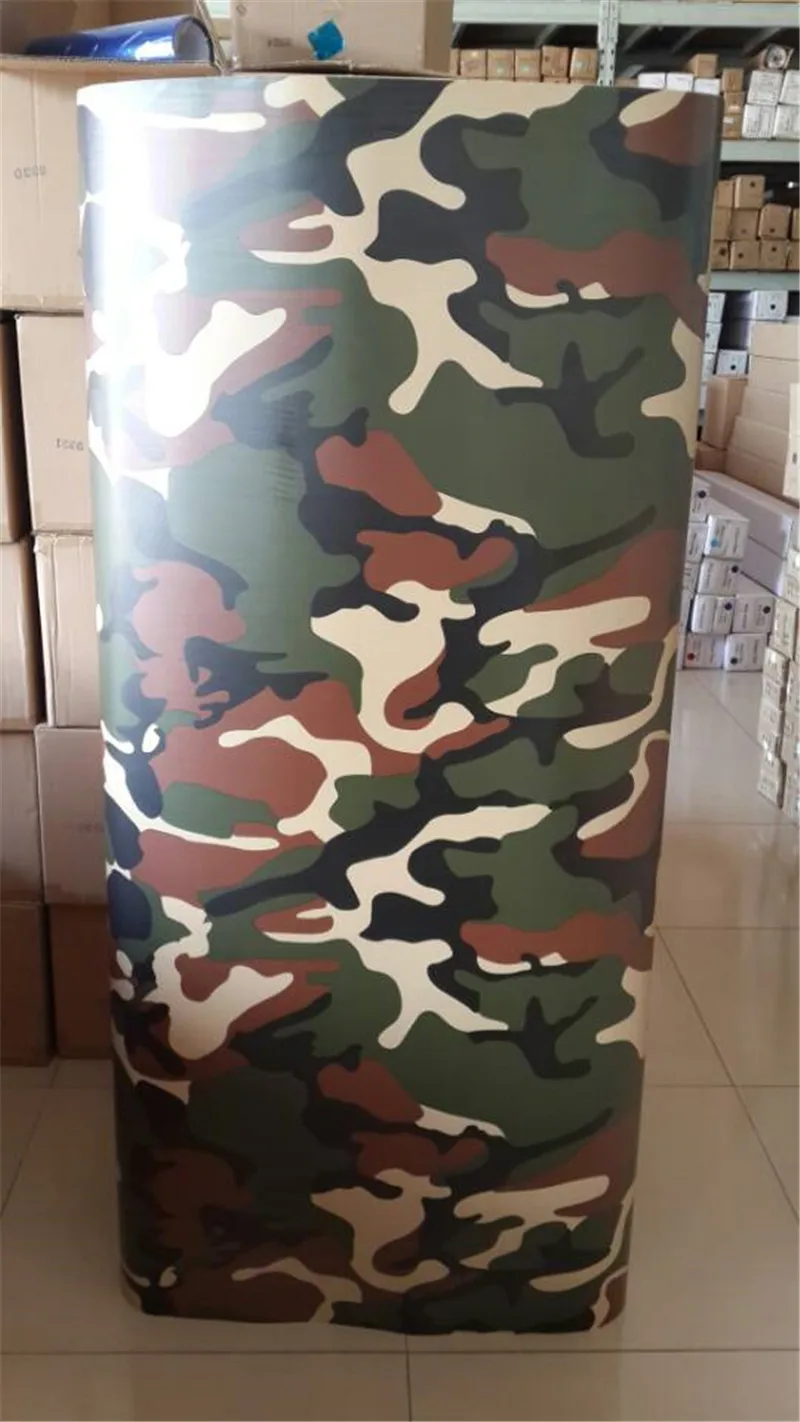 152x30cm Camouflage Vinyl PVC Car Sticker Wrap Film Digital Woodland Army Military Green Camo Desert Decal For Auto Motorcycle view 5