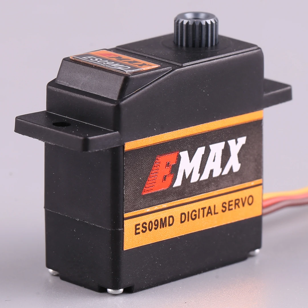 EMAX-Impermeável Metal Servo Digital com Engrenagens, ES09MD, 14.8g, RC Car, helicóptero, barco, Avião Acessórios, Original