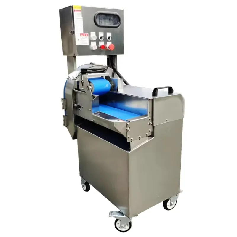 เครื่องตัดผักผลไม้แบบอุตสาหกรรม สแตนเลส สำหรับแครอท แตงกวา ผักใบ ราก และผลไม้ต่างๆ