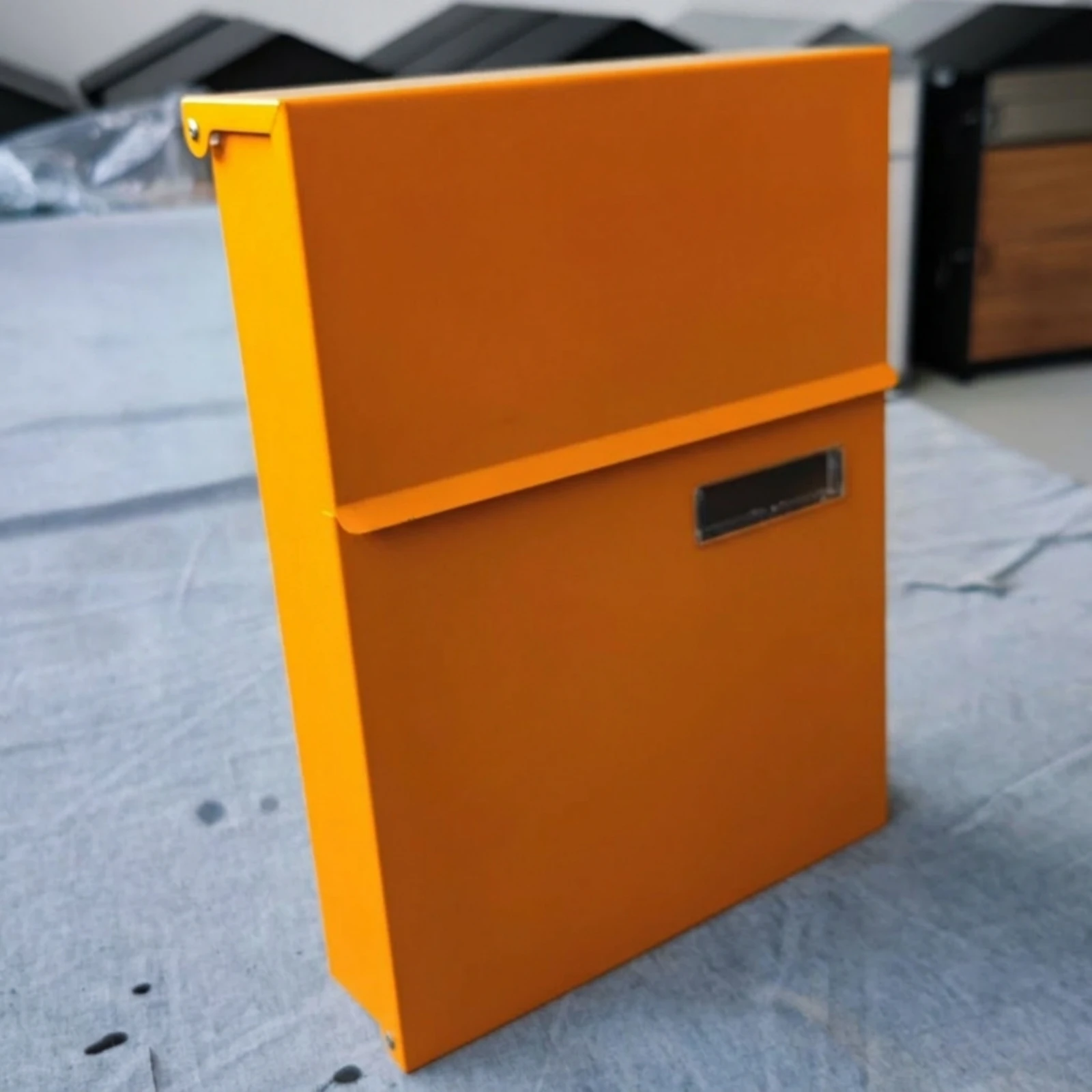 Wall-Mounted Mailbox Front Flap Metal Mailbox Postbox Smooth Finish