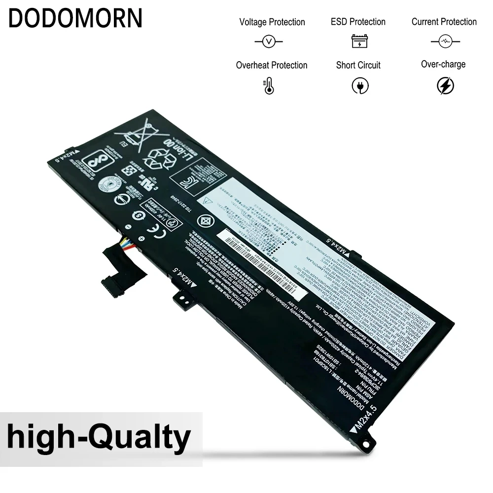 Imagem -03 - Nova Bateria do Portátil L18c6pd1 para Lenovo Tp00106a Tp00106b Tp00106cthinkpad X13 1ª Geração 2023x390 X395l18m6pd1l18m6pd2 48wh