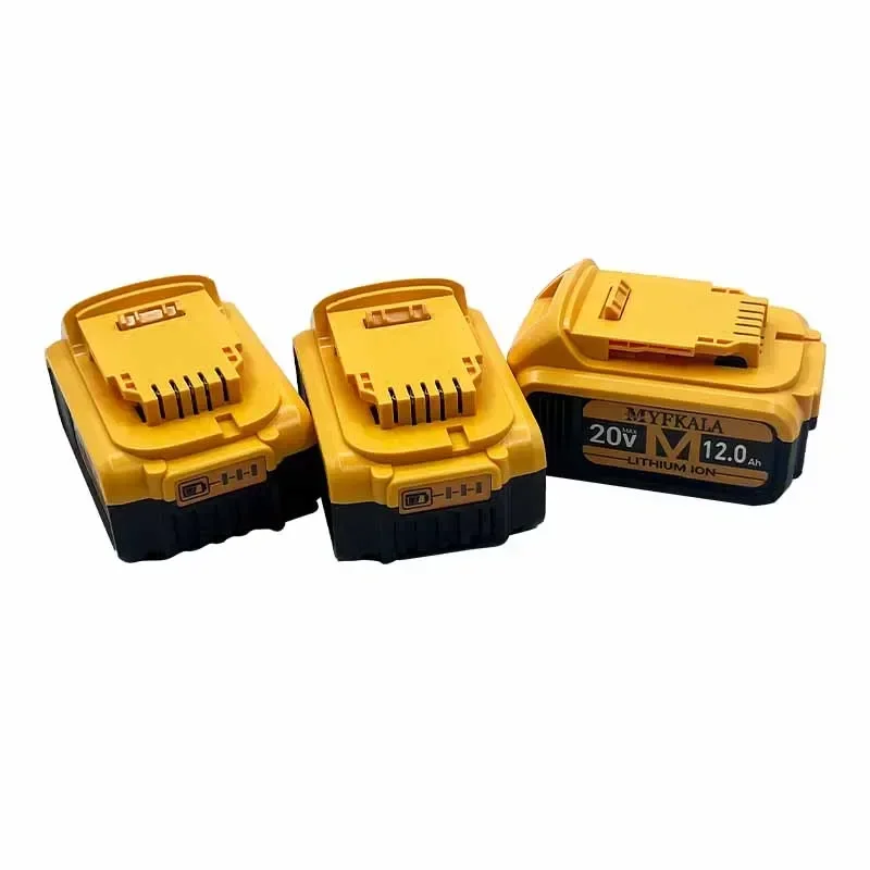 Bateria para ferramenta elétrica Dewalt, 100% original, 12000mAh, 20V, 18.0Ah, DCB206, DCB205, DCB200, novo