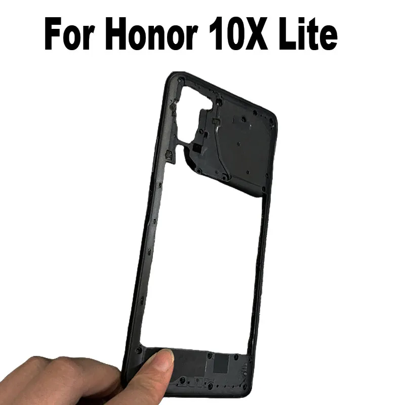 For Huawei Honor 10x Lite Middle frame Front Back Bezel Plate Housing Faceplate LCD