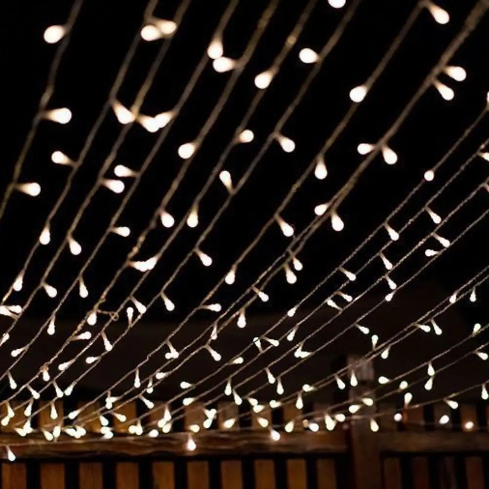 10M 100LED Starry Ball String Light Color Changing Bright Mini Ball Garland Light Flashing Plastic Festival Decorative Lights