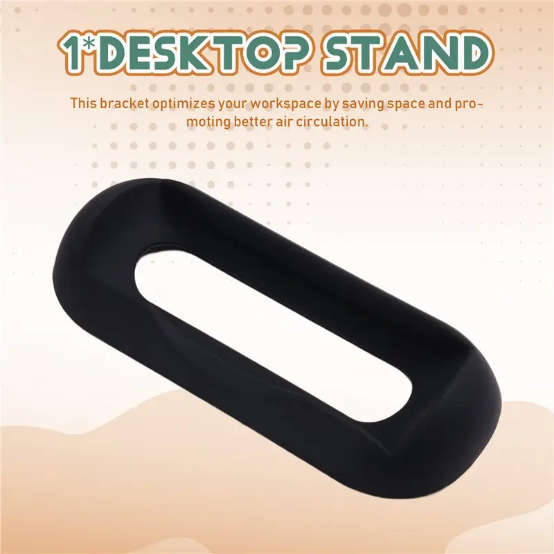 AEE7-Silicone Vertical Stand For Mac Mini M4 Pro Holder Heat Dissipation Bracket Desk Cradle Organizer Accessories