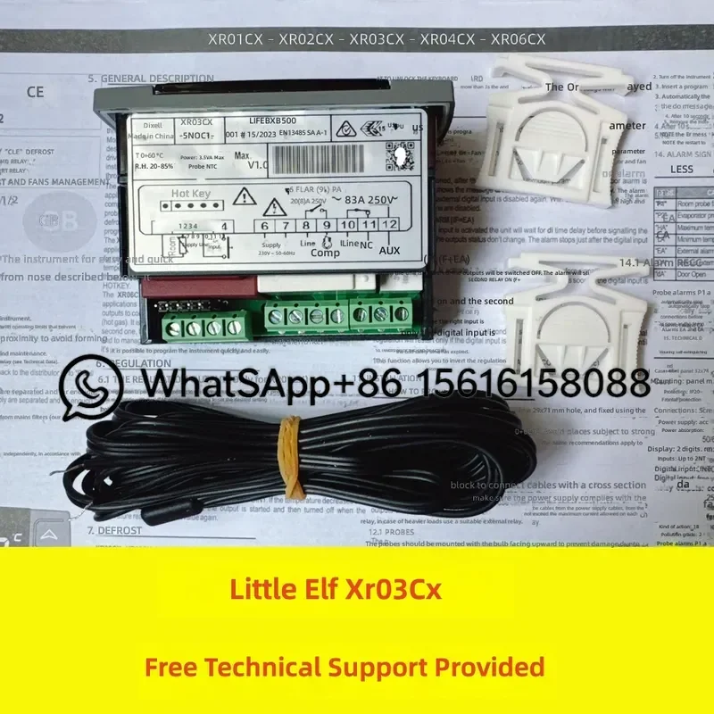 XR03CX PVRC3 Pixie Dixell Emerson Alarm Dual Output Thermostat Controller Temperature Regulator Refrigeration HVAC Parts
