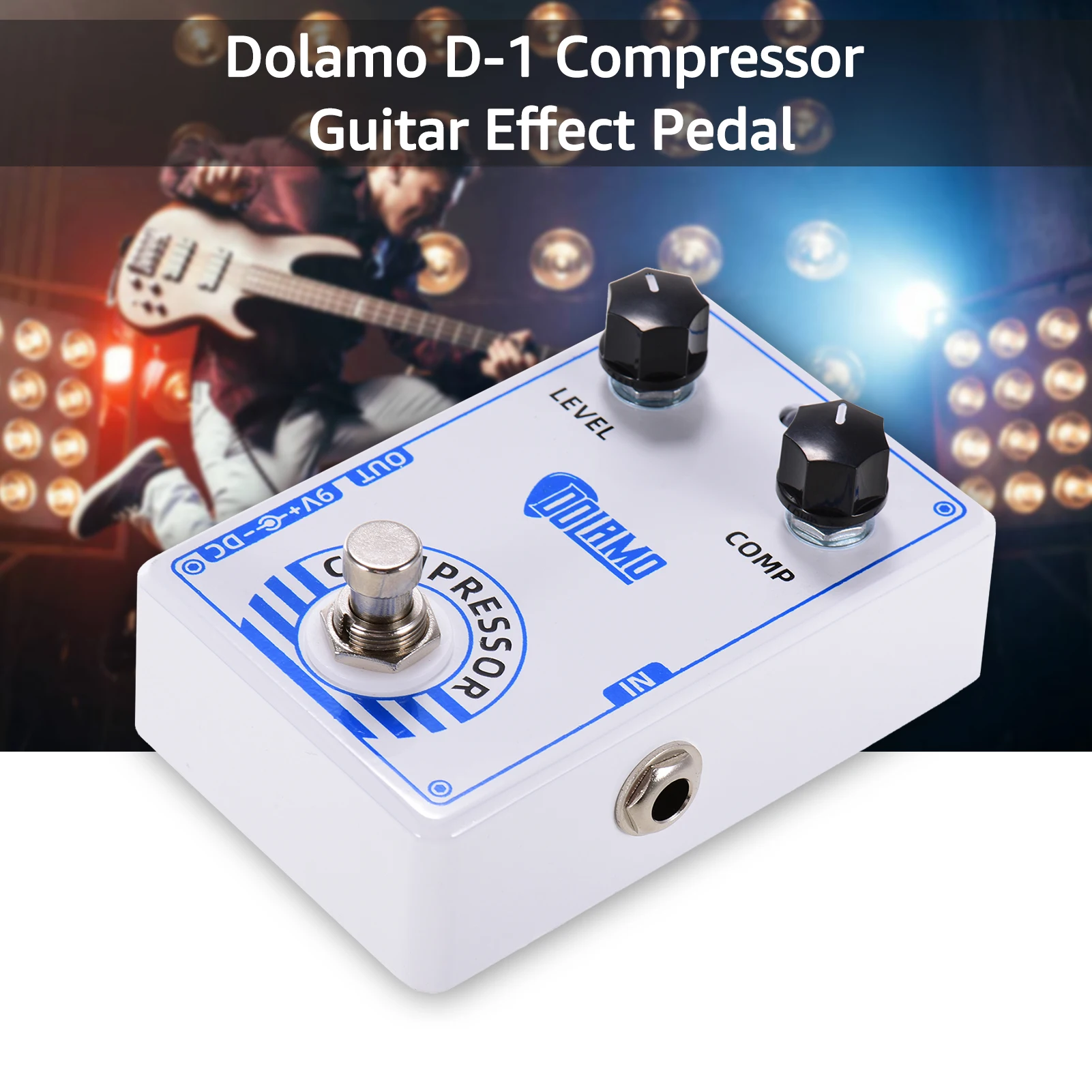 Dolamo D-1 Chubby Comp Pedal Compressor Electric Guitar Effect Pedal with True Bypass