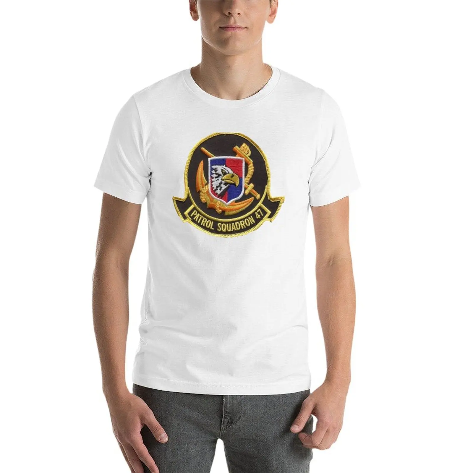 VP-47 باترول سرب مخزن تي شيرت القطن تي شيرت رجل 100% رجل تي شيرت القطن الجرافيك تي شيرت للرجل تي شيرت #4