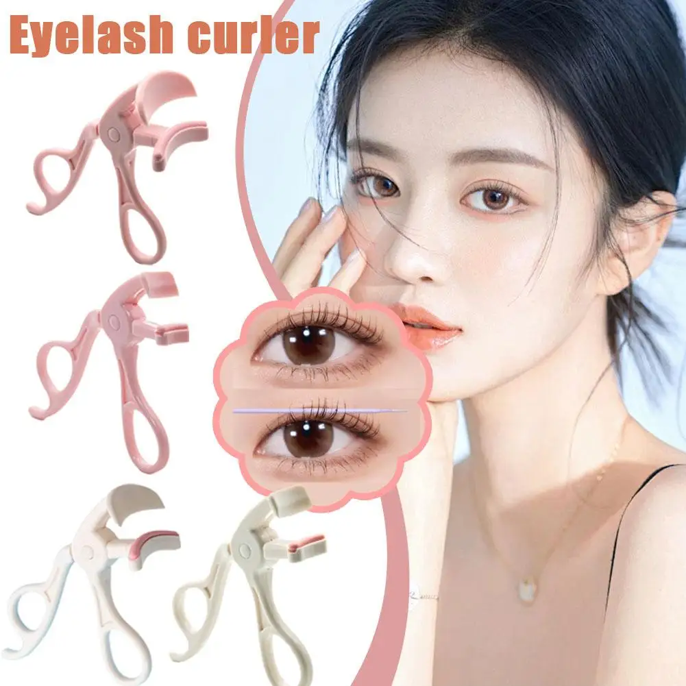 Long-lasting Eyelash Curler Quick Curling Wide Angle Eyelash Cosmetic Makeup Tool Curler Portable Eyelash Sunflower Beauty S2U6