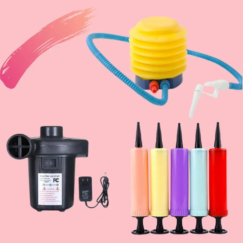 1pcs Portable Air pump Inflatable Ball Toy Accessories Foot Step Electric Car Automatic Spot  Swimming Pool Air Filling Blower