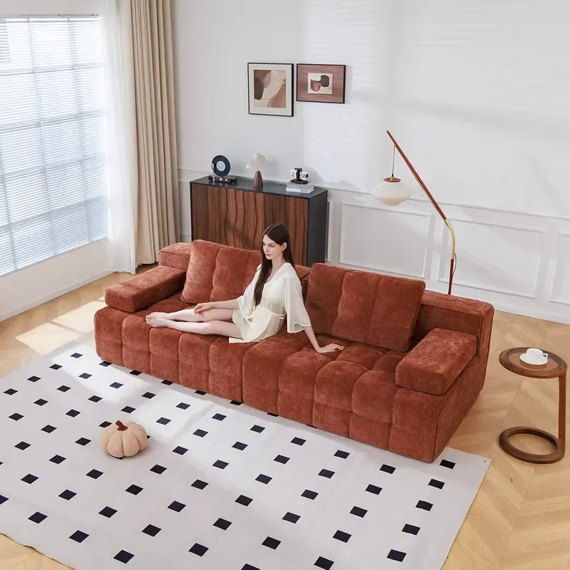 Sofa Compression Modular Sectional Couch Foldable Lit Bed Vacuum Packed Living Room Furniture Set OEM ODM Canape In Box