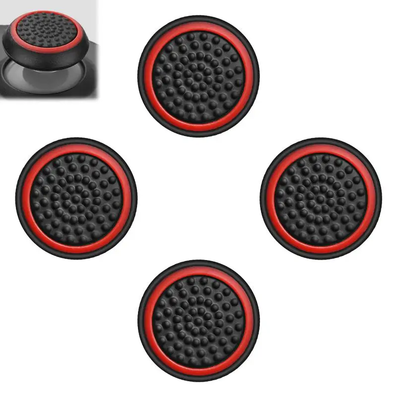 サムスティックグリップジョイスティックキャップ、滑り止めカバー、ゲームパッド交換、コントローラーアクセサリー、ps3、ps4、xbox one、4個、10個