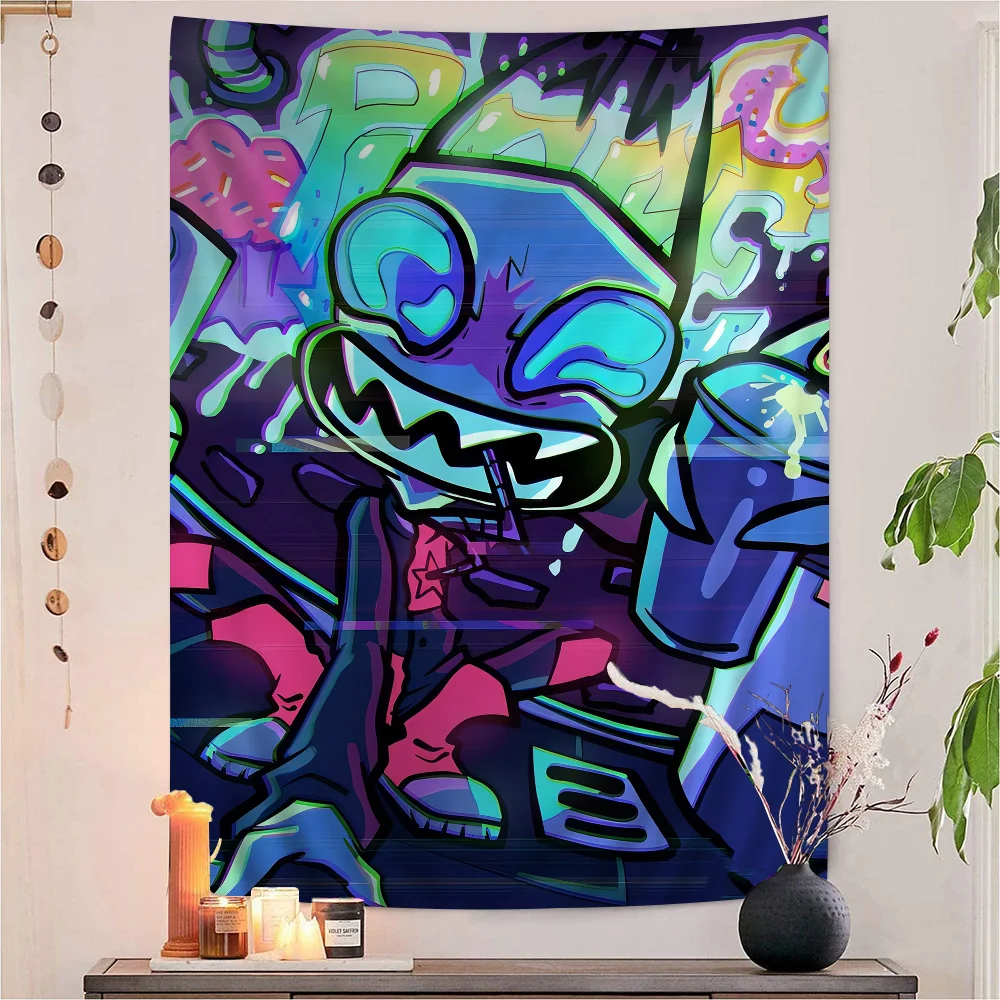 Invader Zim DIY Wall Tapestry Bohemian Wall Tapestries Mandala Home Decor