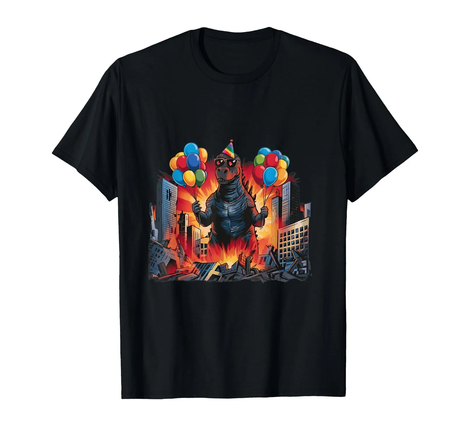 

Japanese Monster Film Birthday T-Shirt Style 2